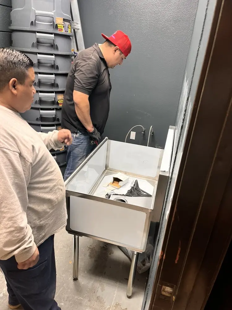Commercial plumbing and sink installation in Westwood Heights
